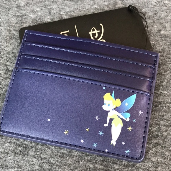 LOUNGEFLY Disney Peter Pan Jolly Roger Tinkerbell Cardholder Wallet Exclusive - Picture 4 of 5